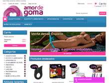 Tablet Screenshot of amordegoma.com